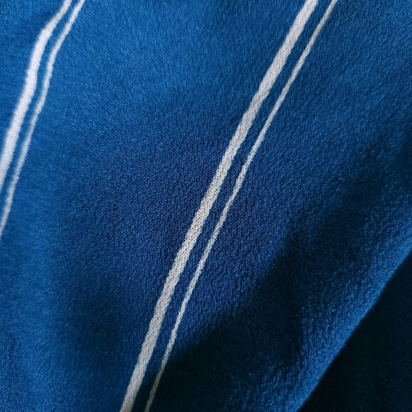 Free People Sleepy Time Indigo Stripe Kimono Top Womens Small Crossover FLAWS - Picture 12 of 15